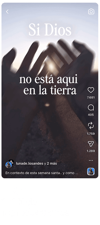 Si Dios no está aquí en la tierra