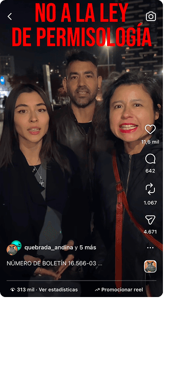 No a la Ley de Permisología